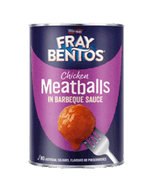 Chicken Meatballs in Barbecue Sauce